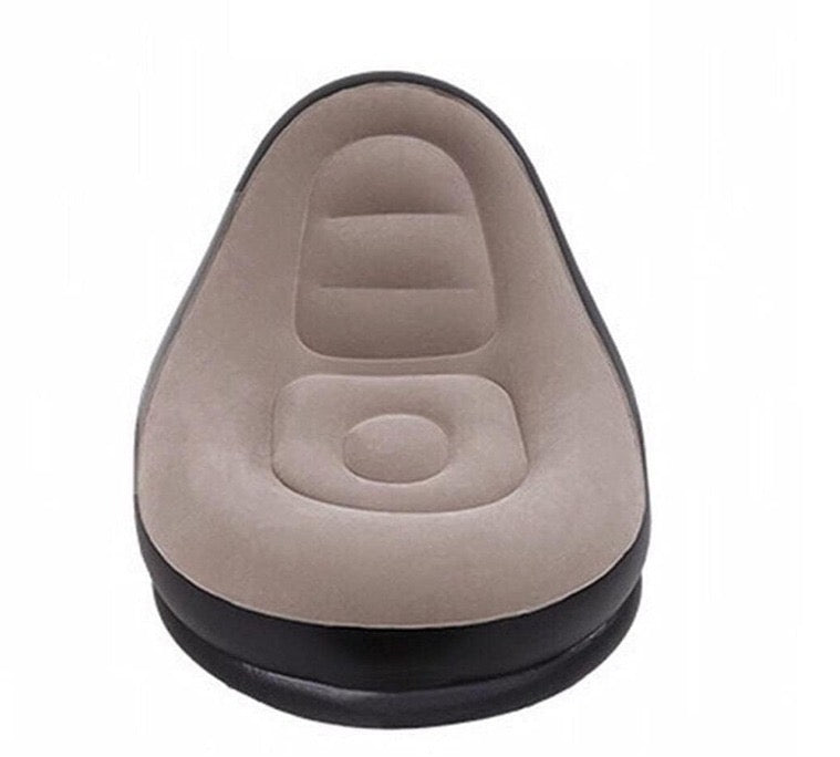 Canapé gonflable de détente avec repose-pieds, mobilier d’extérieur et d’intérieur