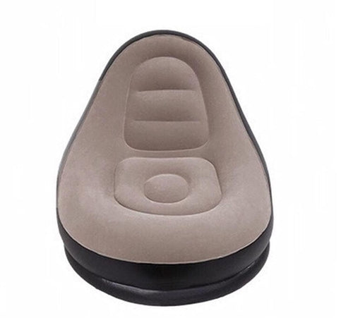 Canapé gonflable de détente avec repose-pieds, mobilier d’extérieur et d’intérieur